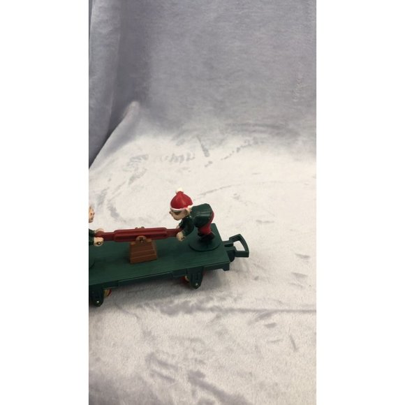 1993 Toy State North Pole Christmas Magic Express Animated Elf Elves Train Car - Picture 2 of 8